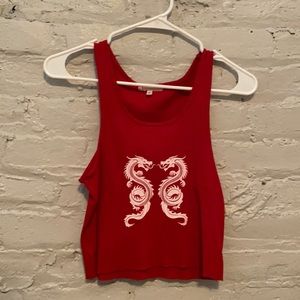 Red Urban Outfitters Tank
